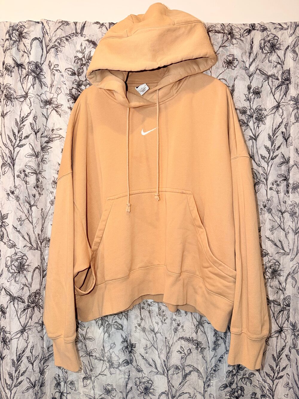 Nike Phoenix Fleece Oversized Hoodie — Tan